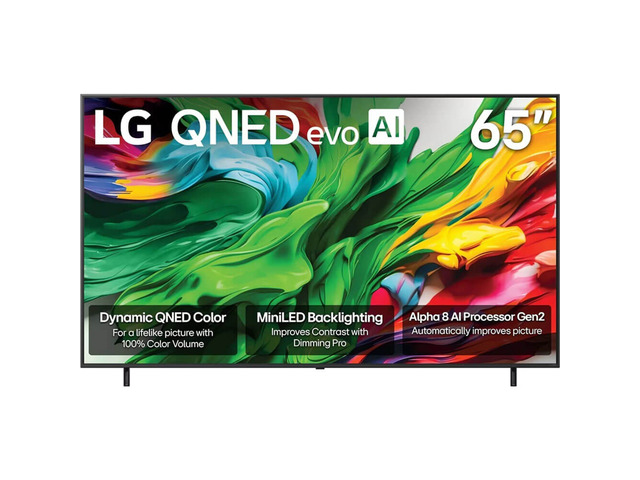 LG 65QNED85AA 65 inch Class QNED85AA Series 4K Mini LED QNED evo AI Smart webOS TV