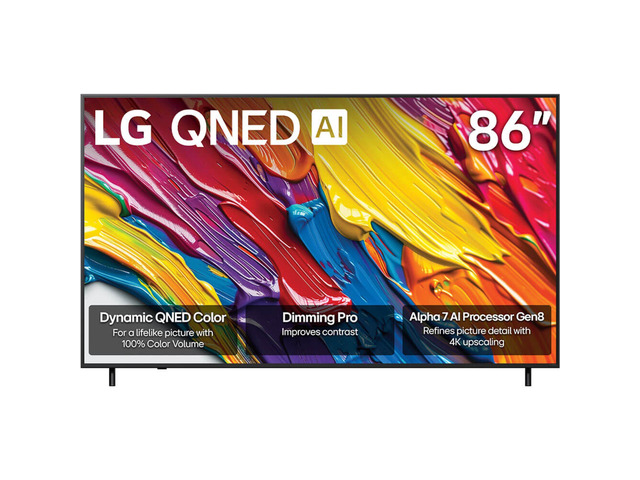 LG 86QNED82A 86 inch Class 82A Series QNED AI 4K Smart webOS TV