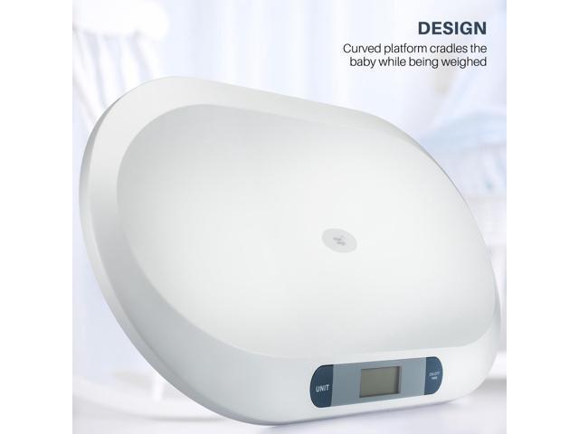 Smart Weigh 44lbx0.4oz Comfort Digital Baby Scale Infants Toddlers LCD Display