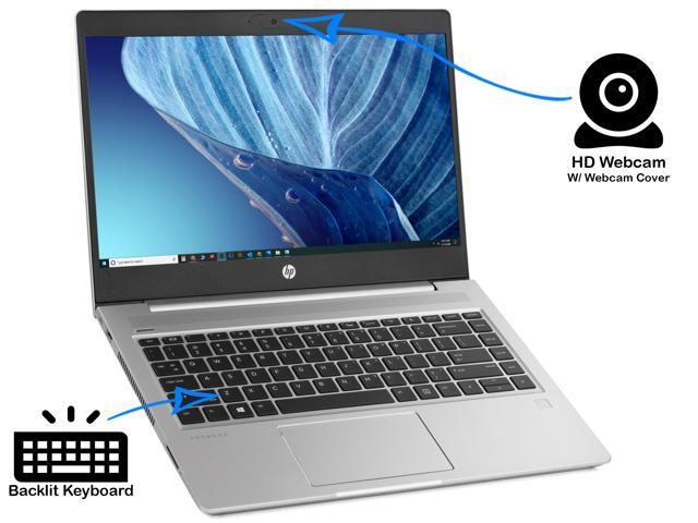 HP ProBook 440 G7 Notebook, 14' IPS FHD Display, Intel Core i5-10210U Upto 4.2GHz, 8GB RAM, 256GB NVMe SSD, HDMI, DisplayPort via USB-C, Card...