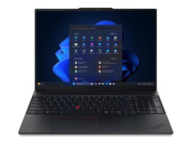 Lenovo ThinkPad E16 Gen 3 Laptop, 16' WUXGA Display, Intel Core Ultra 5 225U Upto 4.8GHz, 16GB RAM, 2TB SSD, Backlit keys, Fingerprint Reader,.