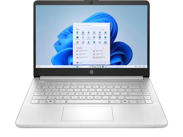 HP 14-dq6102dx Laptop, 14' HD Display, Intel Core N150 Upto 3.6GHz, 4GB RAM, 128GB eMMC, Windows 11 Pro