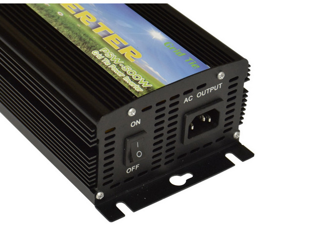 Solinba 500w on grid tie pure sine wave power inverter DC11-28v to AC 90-130v, 46-65Hz, USA plug, black color