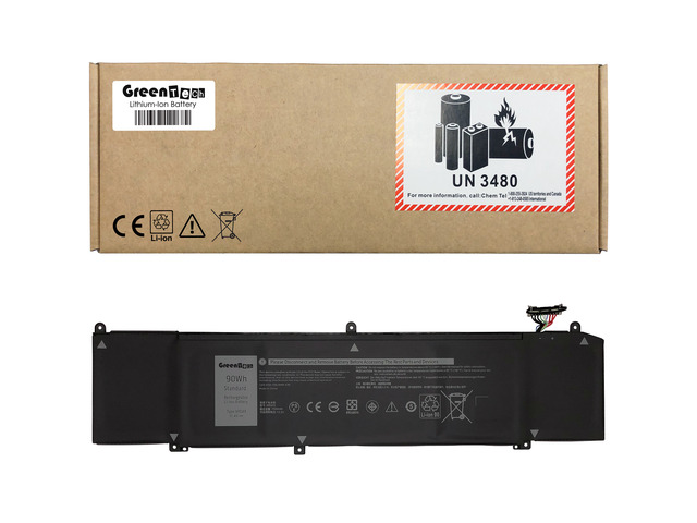 GREENTECH XRGXX BATTERY FOR ALIENWARE M15 M17 DELL G5 5590 7590 G7 7790 11.4V 90WHR K69WH