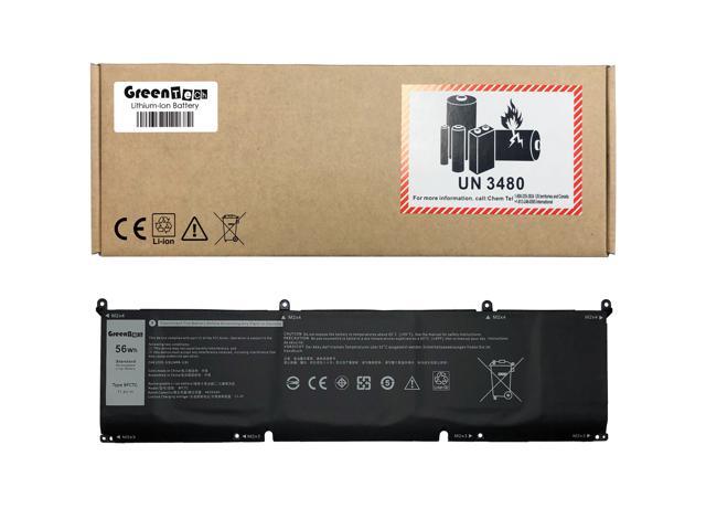 GREENTECH 8FCTC BATTERY FOR DELL G7 7500, G15 5510 5515, INSPIRON 7610, XPS 9500 9510, PRECISION 5550 5560 56WH DVG8M P8P1P 11.4V 56WHR