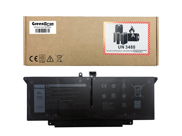 GREENTECH 35J09 BATTERY FOR DELL LATITUDE 7310 7410 11.4V 39WHR YJ9RP 7YX5Y