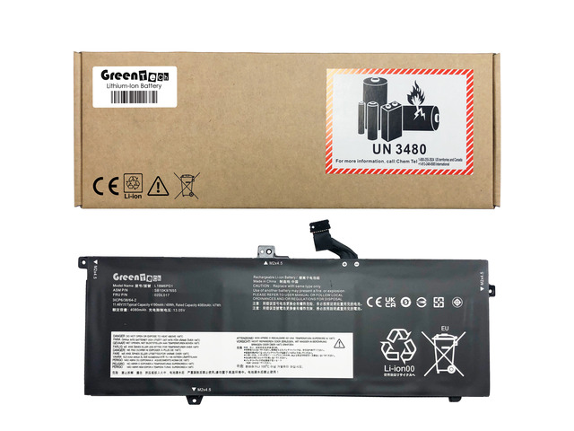 GREENTECH 02DL019 L18C6PD1 BATTERY FOR THINKPAD X395 X390 X13 48WHR 5B10W13924 SB10K97655 L18M6PD1 SB10T83168 02DL020
