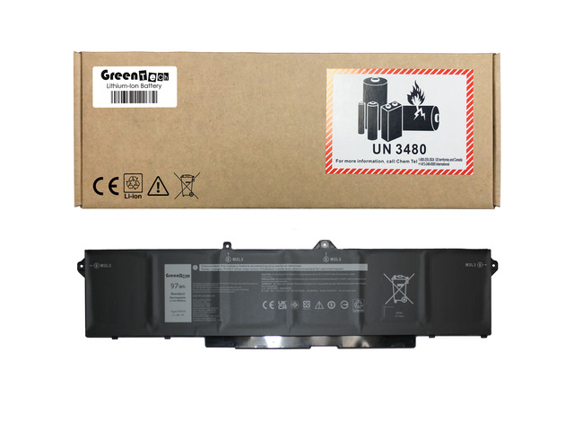 GREENTECH 9JRV0 BATTERY FOR DELL LATITUDE 5521 5531 PRECISION 3561 3571 ALIENWARE M17 R5 97WHR 53XP7 05RGW
