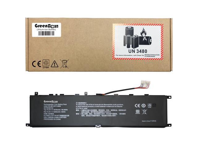 GREENTECH BTY-M6M BATTERY FOR MSI GE66 GE76 GS66 STEALTH MSI CREATOR 15 A10SD A10SF A10SE 95WHR