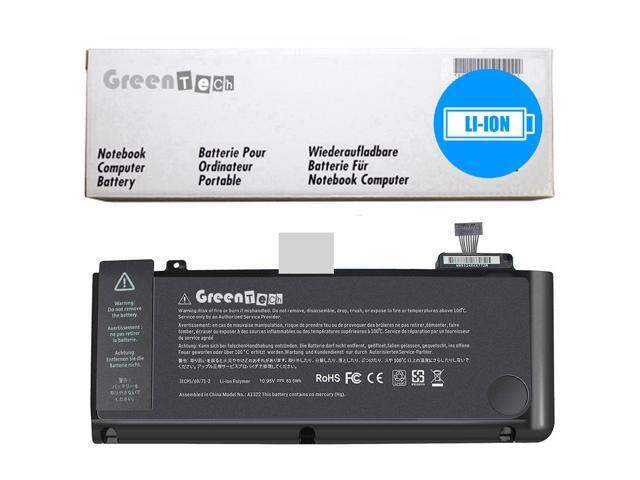 GREENTECH A1322 661-5229 BATTERY FOR MACBOOK PRO 13 2011 2012 10.95V 63.5WHR MB991LL/A MC724LL/A 020-6764-A