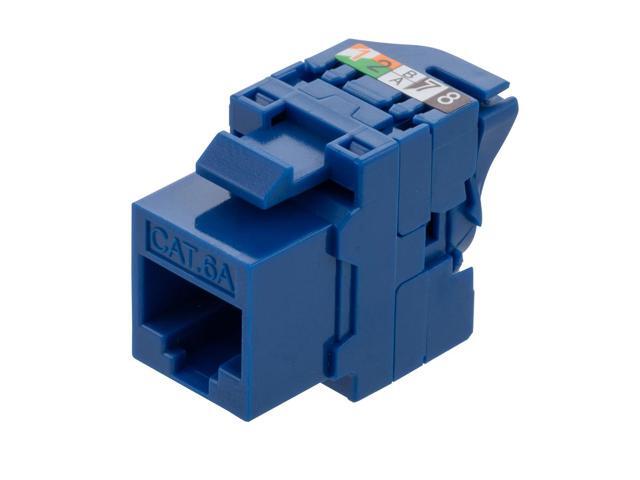 CAT6A Unshielded Toolless Keystone Jack 25 pack, Grey