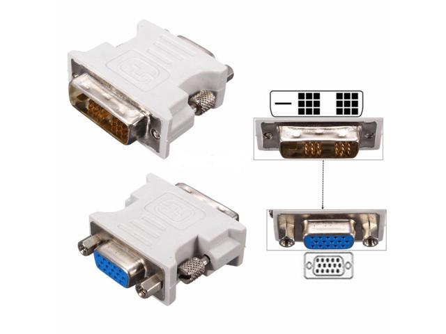 VGA Female to DVI-D 18+1 Pin Single Link Male Converter Adapter for PC Laptop Graphic Card Durable