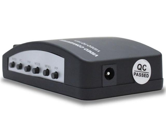 Tekit VGA/ Video/ S-video to VGA Converter Box Adapter switch for PC LCD Monitor,Video to VGA Video converter,BNC to VGA converter adapter box...