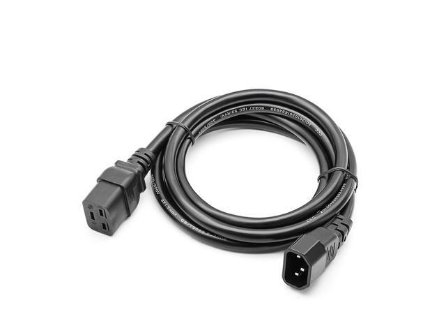 C14 to C19 Extension cable ,Heavy Duty 14 AWG Computer Power Cord - C14 to C19 - 14 AWG Power Cable - IEC 320 C14 to IEC 320 C19 Power Cord