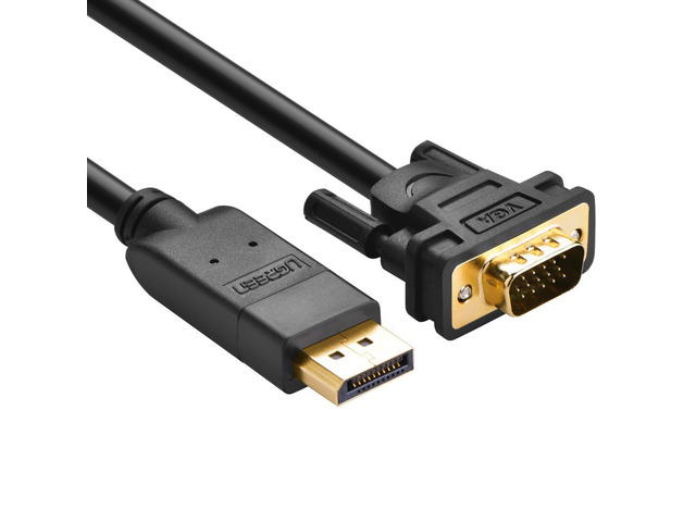 DP to VGA, Gold Plated 1080P DisplayPort to VGA Male to Male Adapter Converter for Lenovo, Dell, HP, ASUS and other DisplayPort enabled Devices...