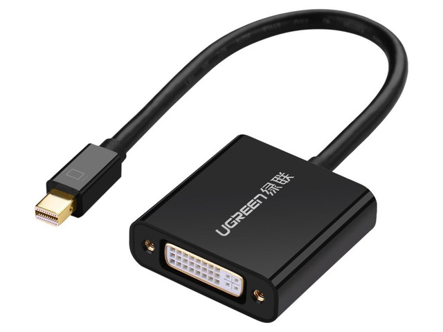 Active Mini DisplayPort to DVI Adapter Thunderbolt Compatible Male to Female Converter for 4K Eyefinity, 1080P, Macbook, Mac Mini, Surface Pro,...