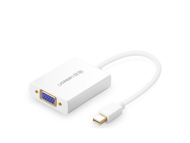 Thunderbolt Mini DisplayPort Display Port DP To VGA Adapter Cable with audio for Apple MacBook Air Pro iMac Mac