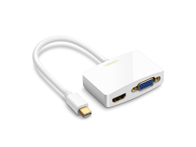 Mini DisplayPort (Thunderbolt) to HDMI VGA Adapter Converter for Macbook Pro Air iMac Surface Pro