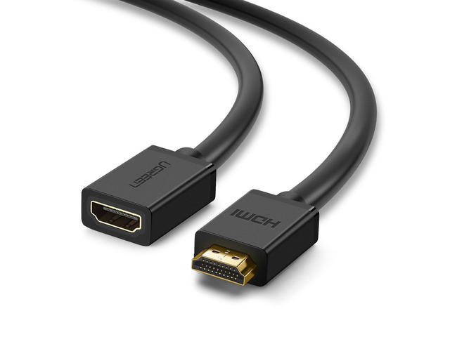 HDMI Cable HDMI Male to Female Extension Cable Support 4K Resolution for Blu Ray Player, 3D Television,HDTV, Roku, Boxee, Xbox360, PS3/PS4 etc