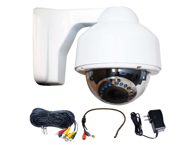VideoSecu Dome Indoor Outdoor Weatherproof Built-in 1/3' Sony Effio CCD Security Camera Infrared Day Night Vision Vari-focal 3.5~8 mm Lens with...