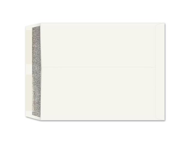 Open End Catalog Envelopes, 10' x 13', 28#, White, Black Wesco Inside Tint, Center Seam, No Window (Box of 500)