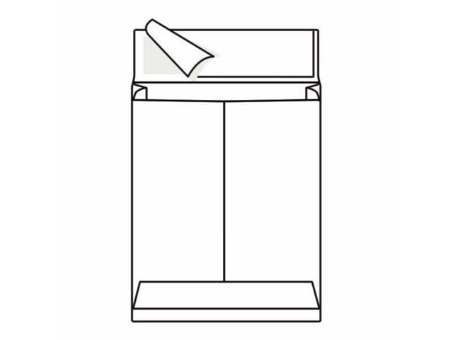 Open End Expansion Tyvek Catalog Envelopes, 12' x 16' 14# Bright White, Lightweight, Peel & Seal (Box of 100)