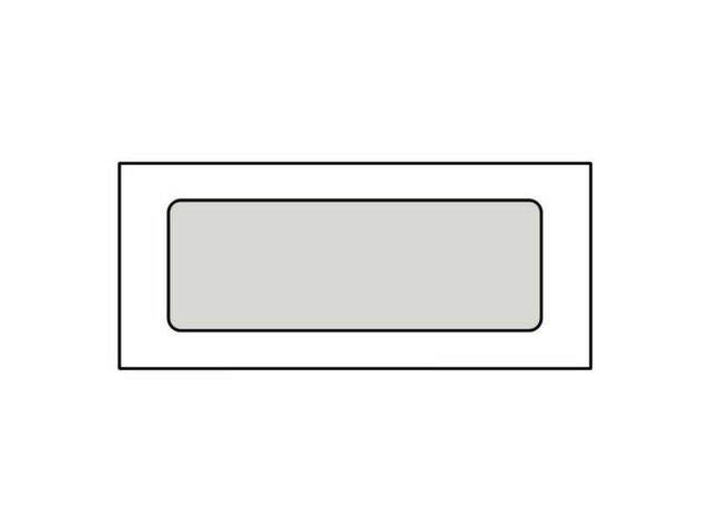 #10 Poly Window Business Envelopes, 4-1/8' x 9-1/2', 24#, Side Seam Showcase Lookins, White (Box of 500)