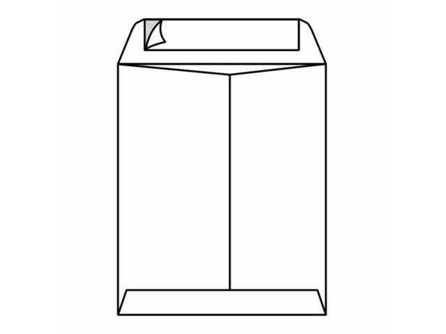 Open End Catalog Envelopes, 9' x 12', 28#, White, Center Seam, Pressure Sensitive Seal (Box of 500)