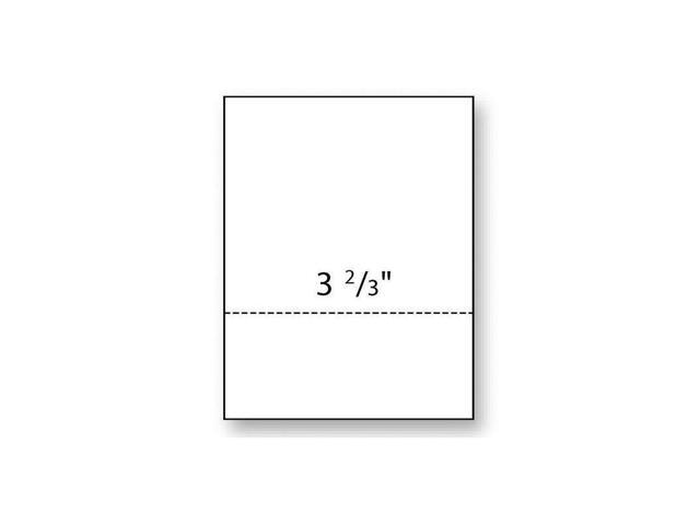 Printworks Professional Office Paper Perforated 3 2/3' From Bottom 8 1/2 x 11 20-lb 500/Ream 04124
