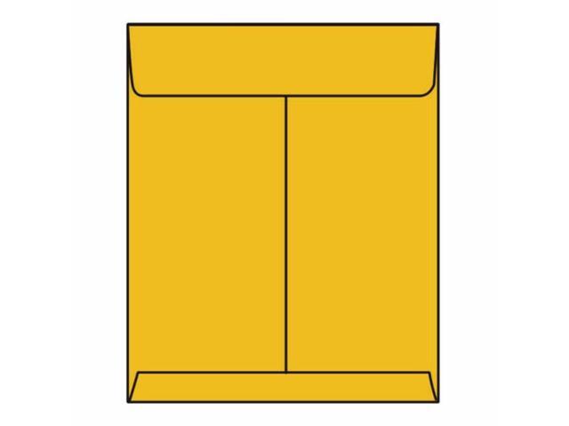 Open End Catalog Envelopes, 8-1/4' x 11-1/4', 28#, Tan / Brown Kraft, Center Seam (Box of 500)