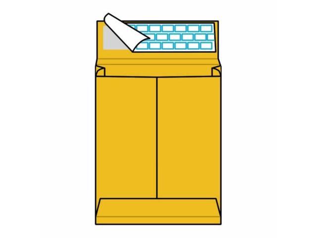 Open End Expansion Catalog Envelopes, 10'x13', 40#, Tan/Brown Kraft, Center Seam, Pressure Sensitive Seal (Box of 250)
