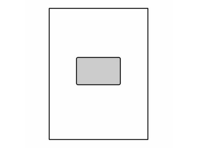 Poly Window Open End Catalog Envelopes, 9' x 12', 28#, White, Center Seam (Box of 500)