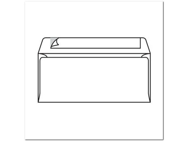 #9 Regular Business Envelopes, 3-7/8 x 8-7/8 24#, White, 92% brightness, No Window, Pressure Sensitive Seal (Box of 500)