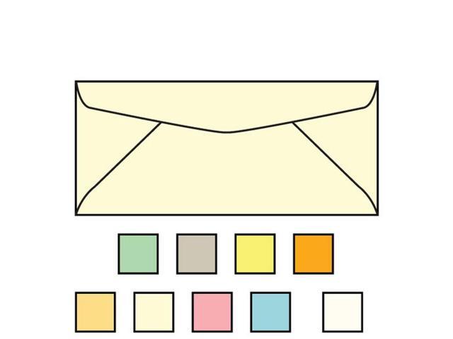 #6-1/4 Regular Envelopes, 3-1/2' x 6', 24#, Recycled, Creme Pastel, Acid Free, Diagonal Seam, No Window (Box of 500)