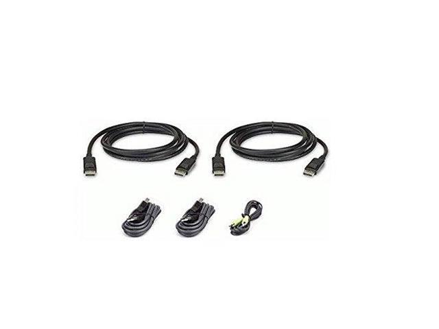 Aten 2L7D02UDPX5 6ft. USB DisplayPort Dual Display Secure KVM Cable Kit