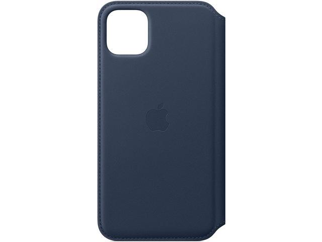 UPC 190199651456 product image for Apple Folio - Flip cover for mobile phone - leather - deep sea blue -  | upcitemdb.com