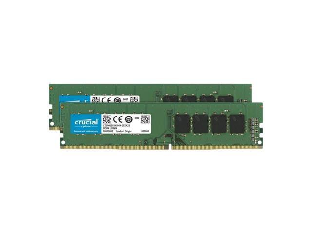 Crucial 64GB Kit (32GBx2) DDR4 2666 MT/s CL19 DIMM 288-Pin Memory - CT2K32G4DFD8266