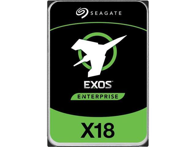 Seagate Exos X18 ST10000NM013G 10 TB Hard Drive - 3.5' Internal - SAS (12Gb/s SAS) - Conventional Magnetic Recording (CMR) Method - Video...