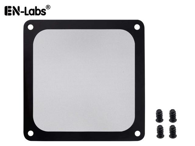 Enlabs MGFLITER14CM 140 mm Magnetic Frame Black Nylon Mesh Dust Filter PC Cooler Fan Filter with Magnet , Dustproof Computer Case Cover
