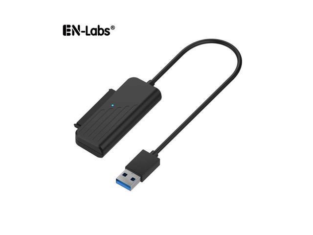 6-inches Super Speed USB 3.0 To SATAIII 6Gbps 22 Pin 2.5 Inch Hard Disk Driver Adapter Cable Converter w/UASP, SATA to USB 3.0 Converter for SSD/HDD