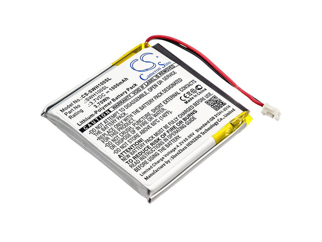 Wireless Headset Battery for Sony 1588-0911 SM-03 SP 624038 WH-1000xM3 1000mAh