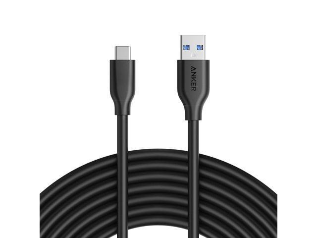 Anker USB C Cable, Powerline USB 3.0 to USB C Charger Cable (10ft) with 56k Ohm Pull-up Resistor for Samsung Galaxy Note 8, S8, S8+, S9, Oculus.