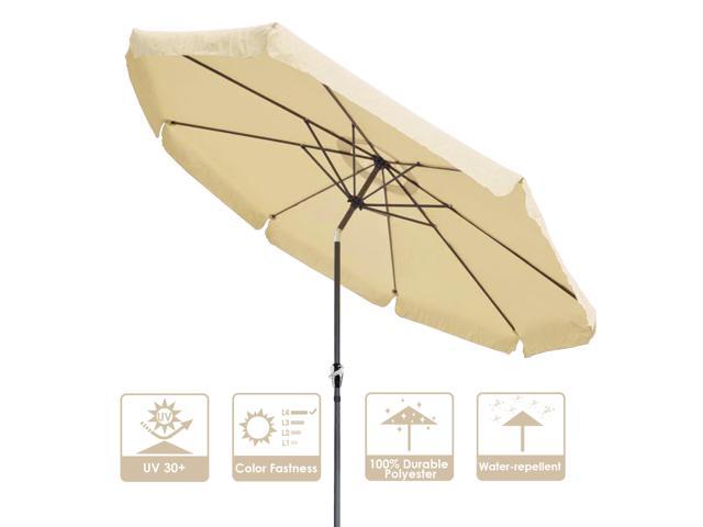 Photos - Other household accessories YescomUSA 10Ft 8 Rib Outdoor Patio Umbrella Market Valance Crank Handle Push to Tilt 