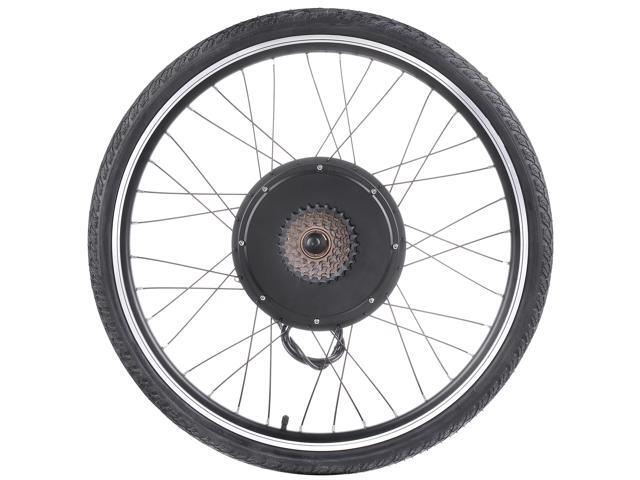 Yescom Electric Bicycle Motor Kit 26' Rear Wheel 48V 1000W E-Bike Conversion Kit Cycling Hub Conversion Dual Mode Controller