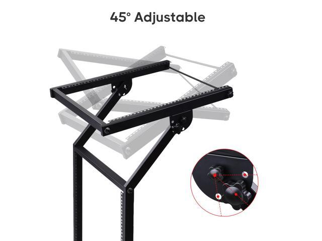 12U 19' Rack Mount Mixer Stand Studio Cart Stage Amp Adjustable Music Party Show