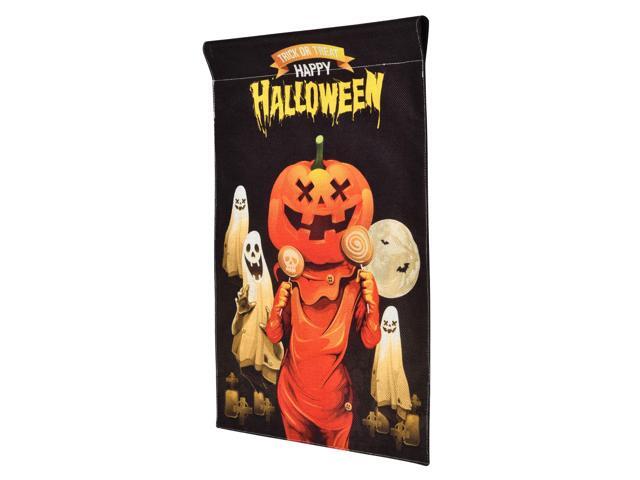 12'x18' Halloween Garden Flag Full Moon Ghost Pumpkin Jack O Lantern Party Decor 2025