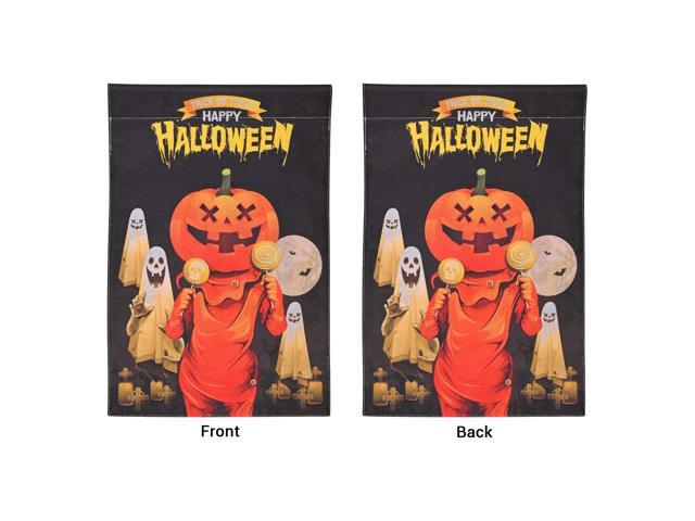 12'x18' Halloween Garden Flag Full Moon Ghost Pumpkin Jack O Lantern Party Decor 2025