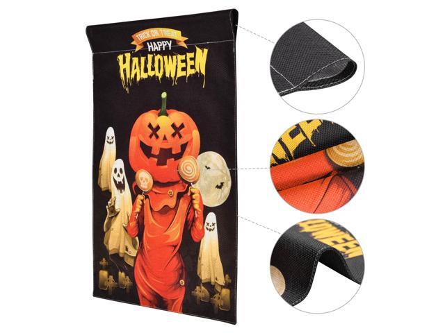 12'x18' Halloween Garden Flag Full Moon Ghost Pumpkin Jack O Lantern Party Decor 2025