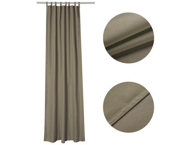 Yescom 54'x108' Outdoor Privacy Curtain Panel Tab Top UV30+ Patio Lanai Pergola 8 Piece