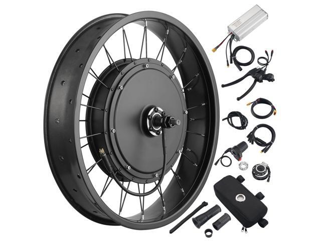 Yescom 20'x4' Fat Tire 48V Ebike Electric Front Wheel Bicycle Conversion Kit 1000W Dual Controller